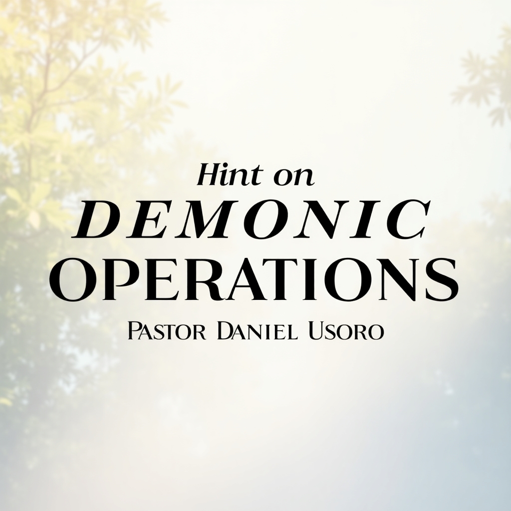 Hint on Demonic Operations