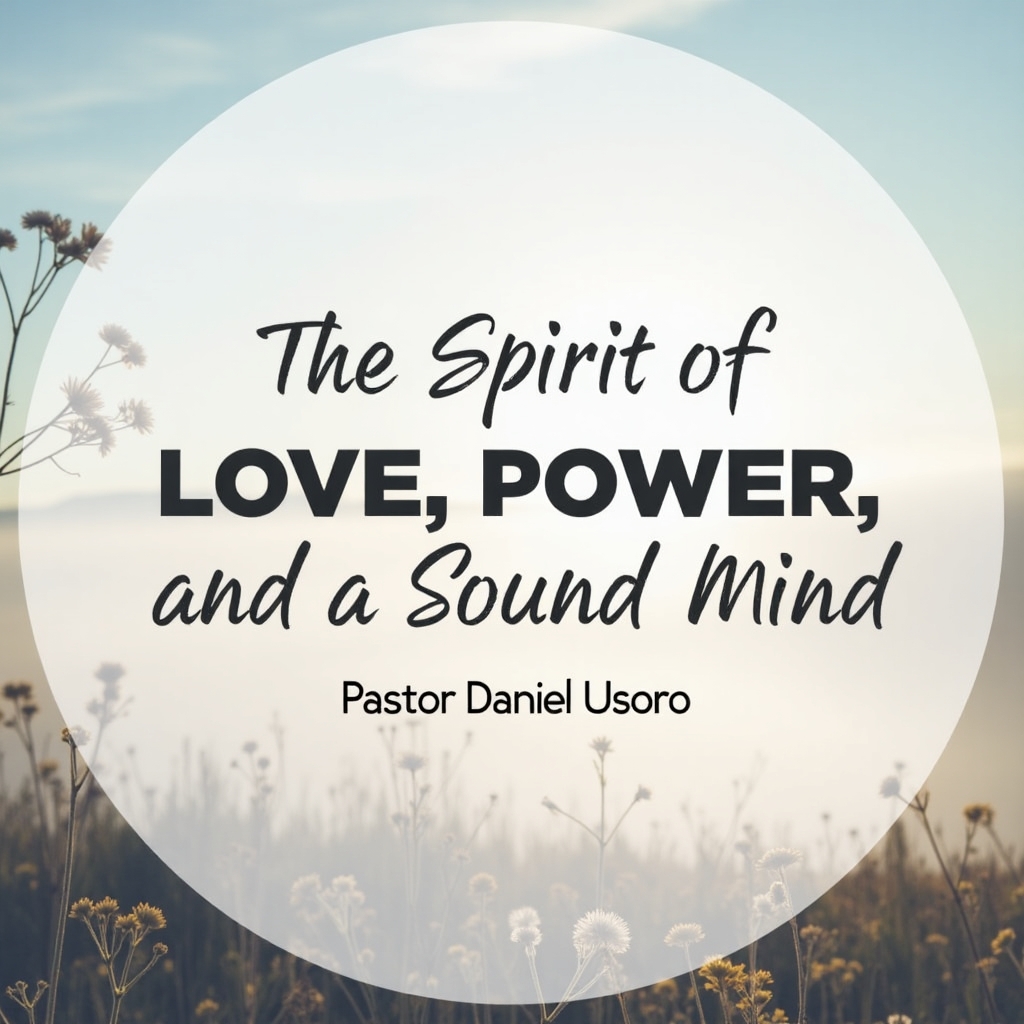 The Spirit of Love, Power and a Sound Mind