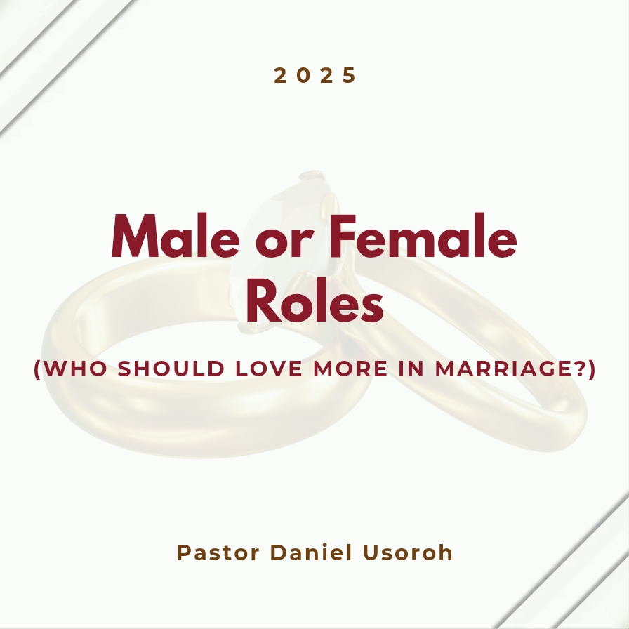 Male Or Female Roles (Who Should Love More In Marriage)