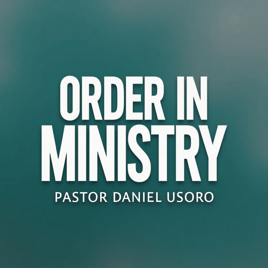 Order In Ministry